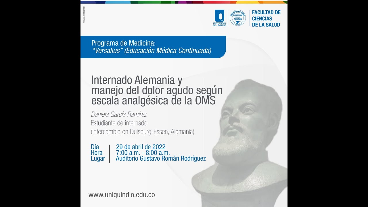 Internado en Alemania y manejo del dolor agudo según escala analgésica de la OMS