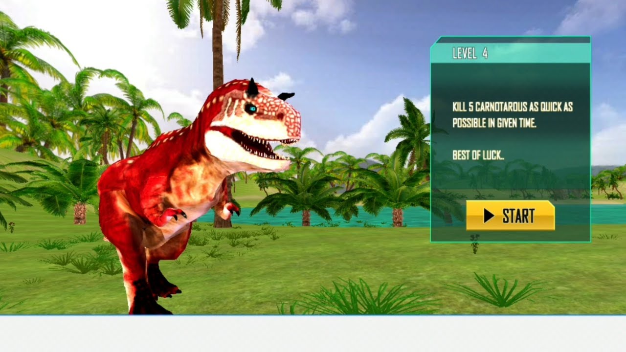 Best Dino Games - Real Dinosaur Hunter Android Gameplay Dino Hunter Simulator Games