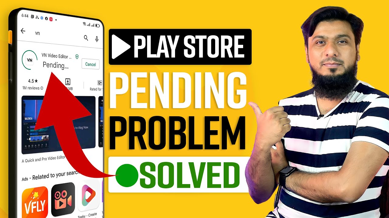Play Store Pending Problem Solved | Fix Can't Download Apps