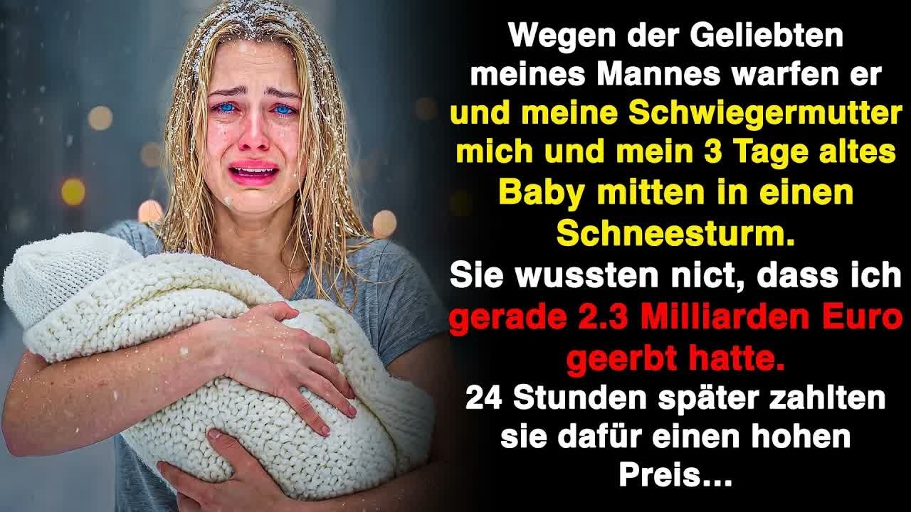 Sie wissen nicht, dass ich Erbin von 2,3 Milliarden Euro bin! In 24 Stunden…