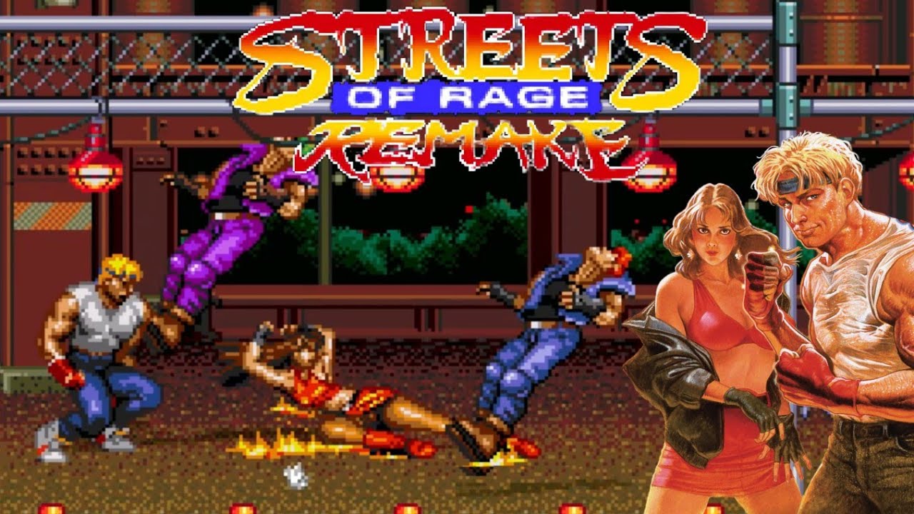 Streets Of Rage Remake V5.2 - Axel & Blaze SOR3 - Route SOR3 - Playthrough (2 Players)