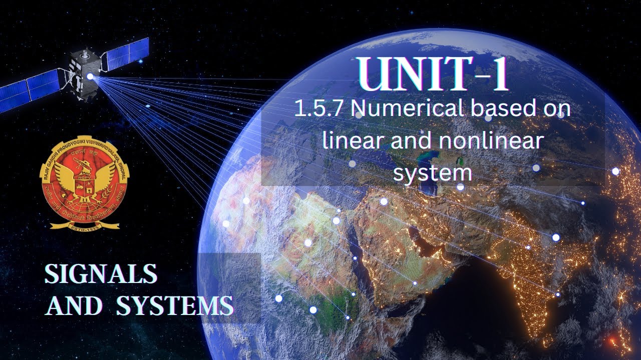 1.5.7 Numerical Based on Linear and Nonlinear System | Unit 1 | EC402 | Signals & Systems | RGPV |