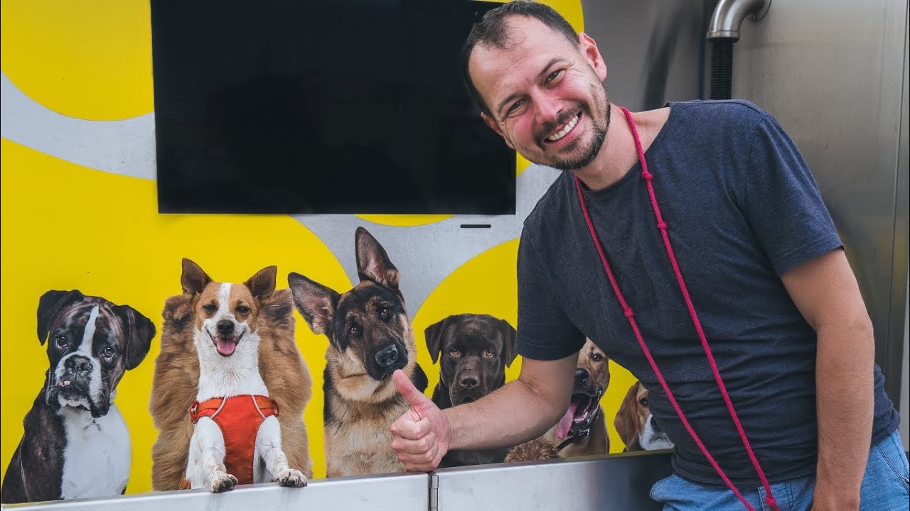 Vyskúšali sme dogwash na Slovnaftke v Dunajskej Strede. Chceme také aj u nás! Vďaka @SlovnaftTV