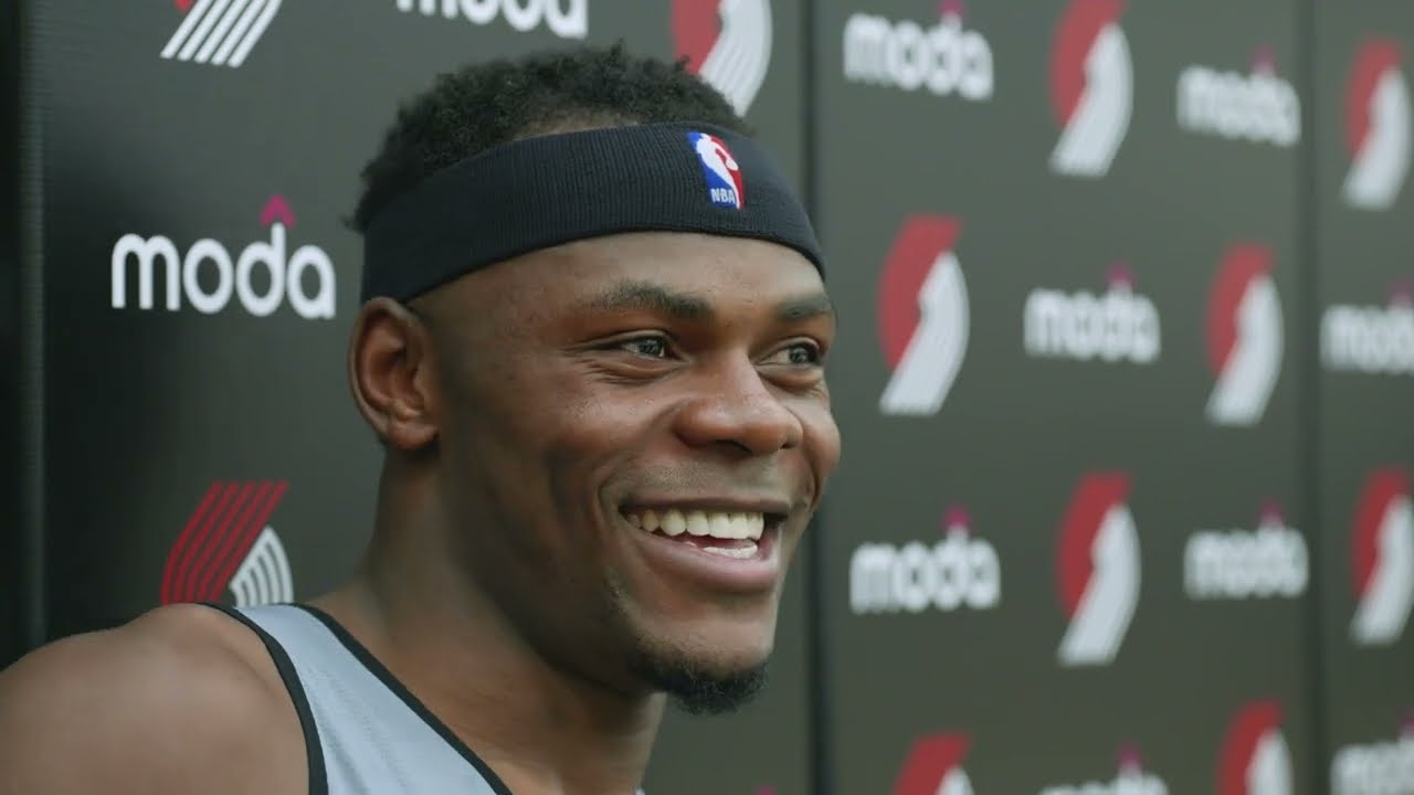Oscar Tshiebwe Media Availability | Portland Trail Blazers Pre-Draft Workout