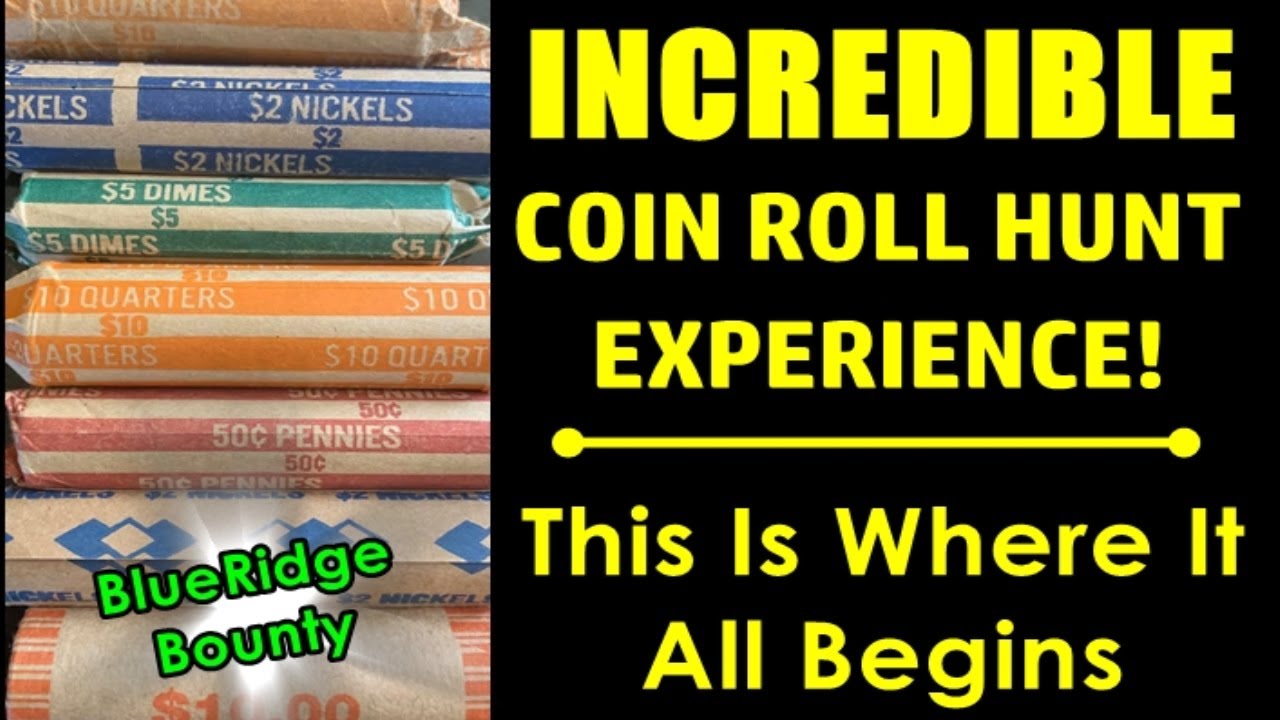 AMAZING Coin Roll Hunting Experience You Have To See To Believe - BLUERIDGE BOUNTY!!