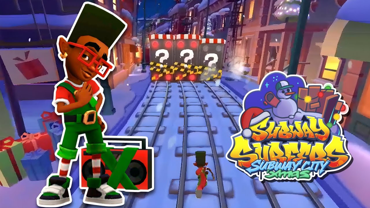 NEW MYSTERY HURDLES IN SUBWAY CITY XMAS WITH ELF FRESH - SUBWAY SURFERS CLASSIC 2024!!!
