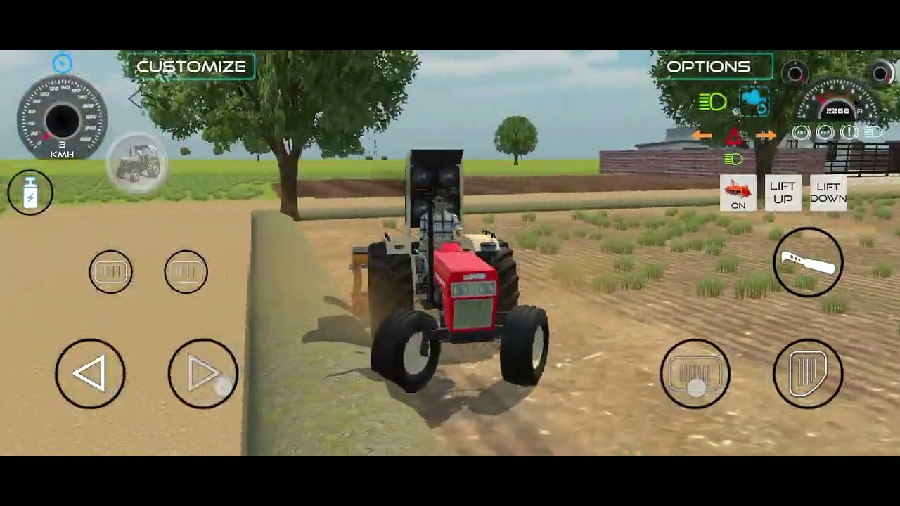 Farming tractor 🚜 tractor game 😱