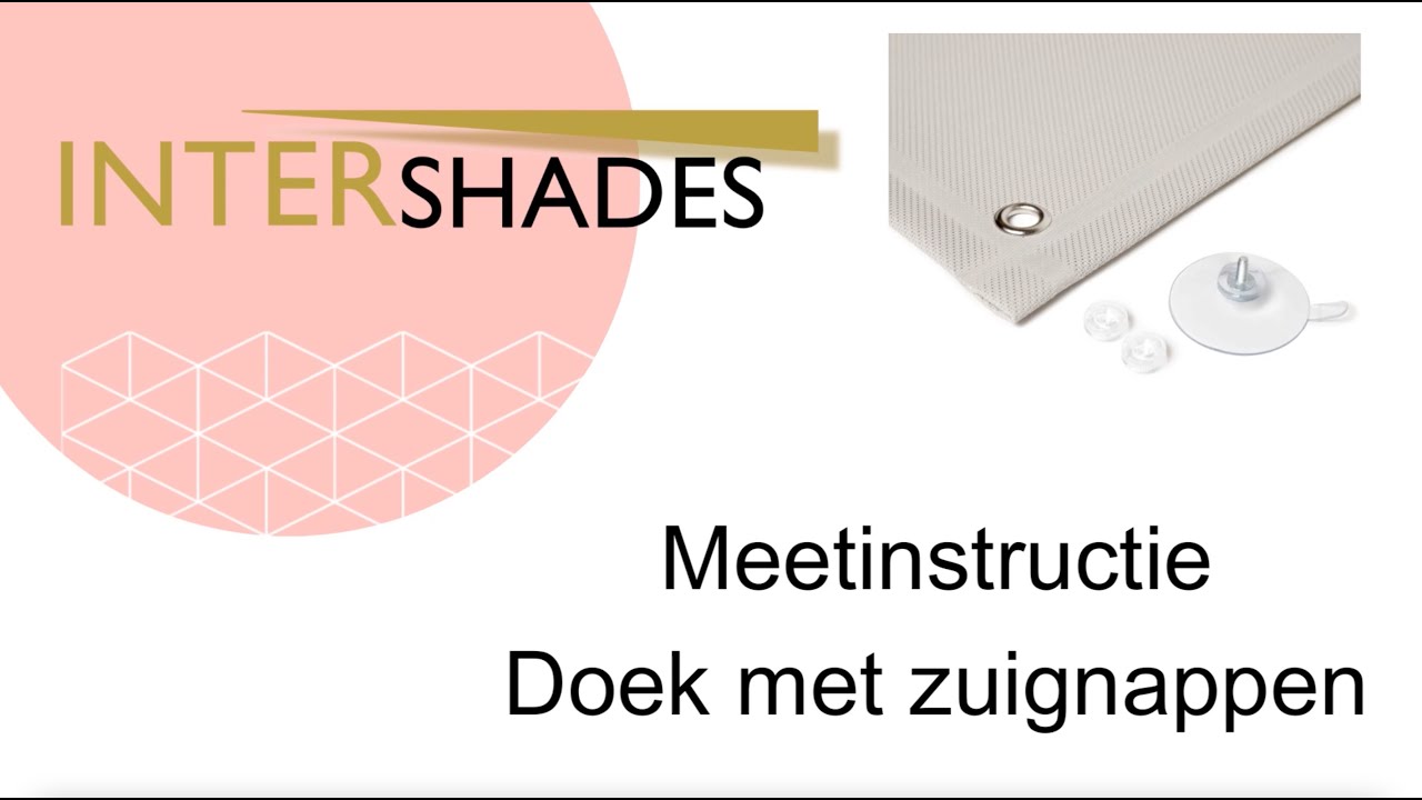 Meetinstructie Doek met zuignappen