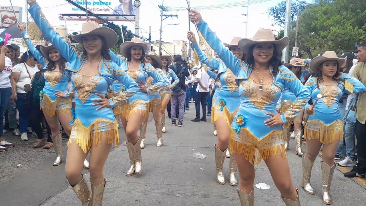 Palillonas Instituto Jesús Aguilar Paz 2025 😍🇭🇳 Super Show Desfiles Patrios 