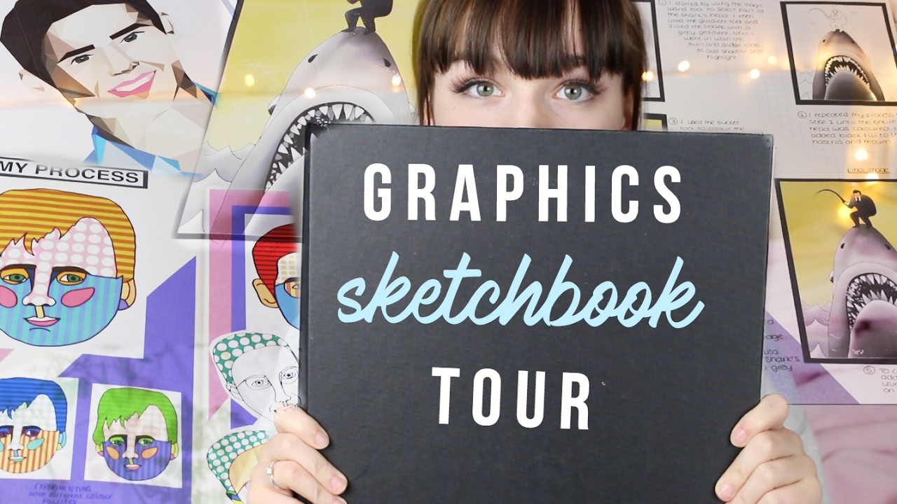 Sketchbook Tour 2017: Graphics A Level | Jess Louise