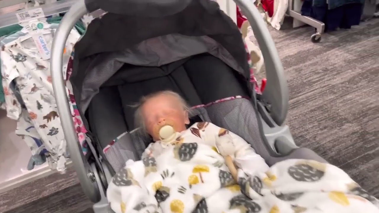 First Reborn Outing! | reborn baby doll outing at Target