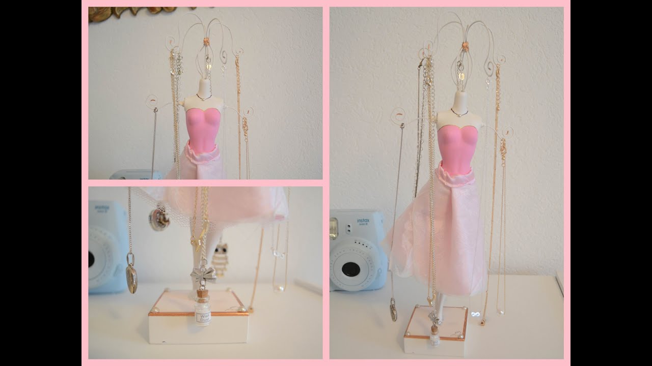 DIY Mannequin Jewelry Stand (Recycle your old Barbie)