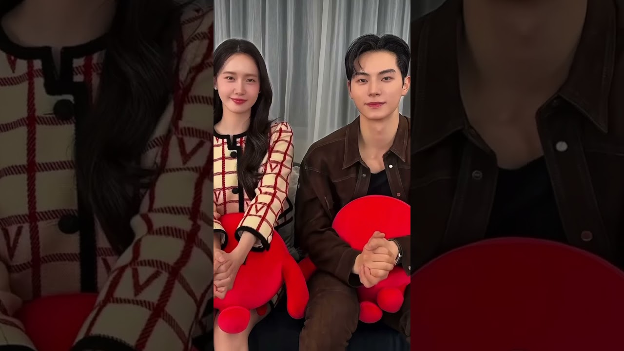 Lim Yoon Ah and Lee Chae Min do the soda pop challenge #limyoona #leechaemin #chaemin #yoona