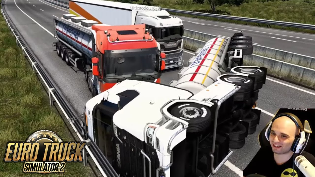 EURO TRUCK SIMULATOR 2 - TORNA PODERAK E COMBINA SUBITO GUAI! w/Miticaccio/Poderak - GAMEPLAY ITA