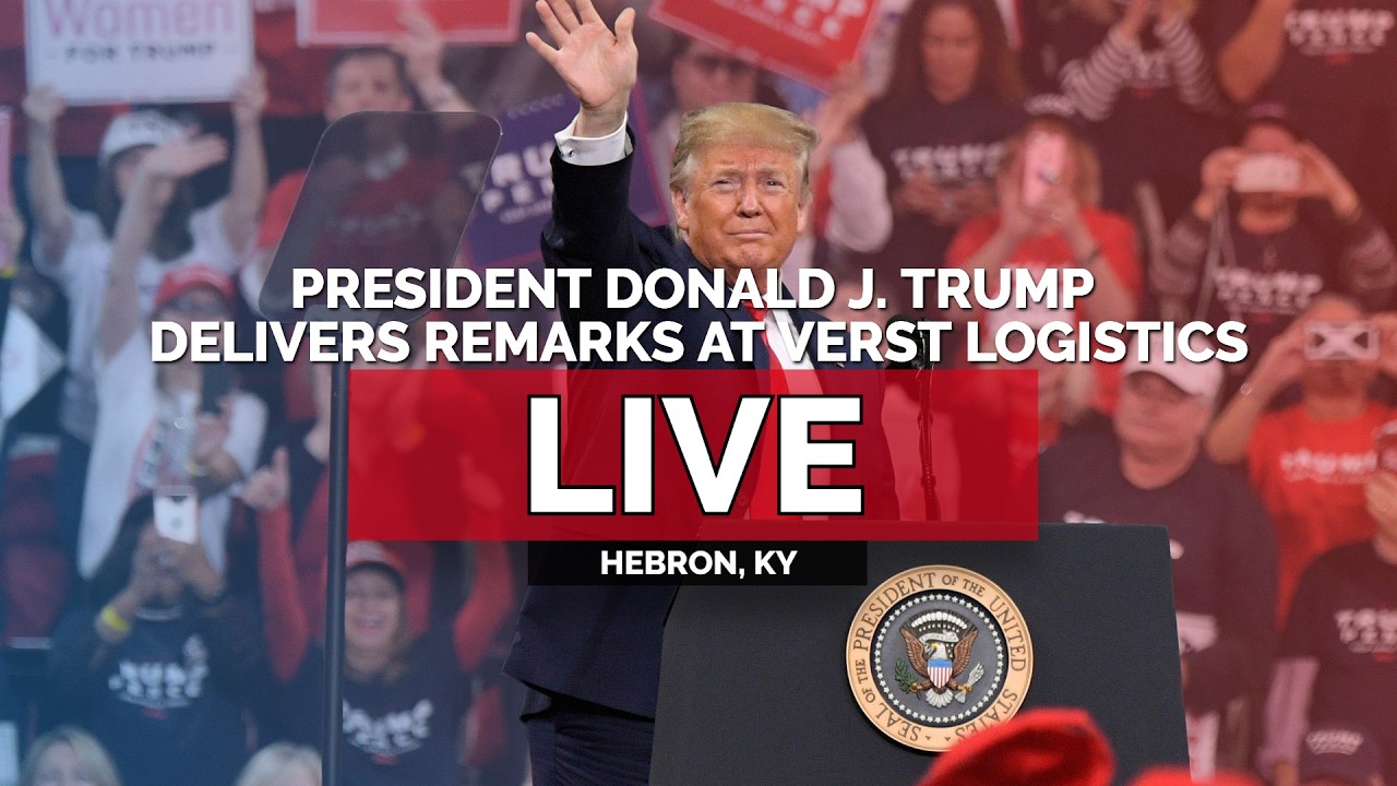 LIVE: President Trump Delivers Remarks at Verst Logistics in Hebron, KY - 03/11/26