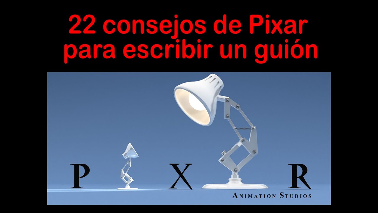 22 Consejos de Pixar para escribir un guión de cine