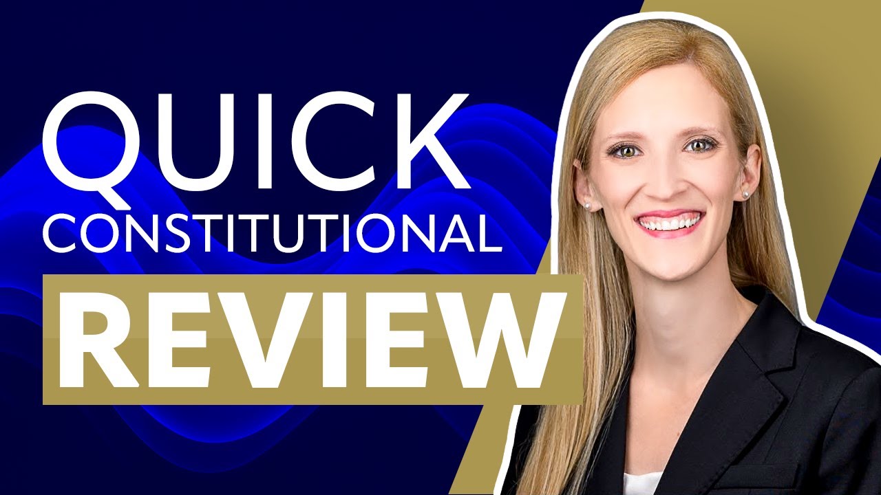 Constitutional Law MBE Question (Review in less than two minutes!)