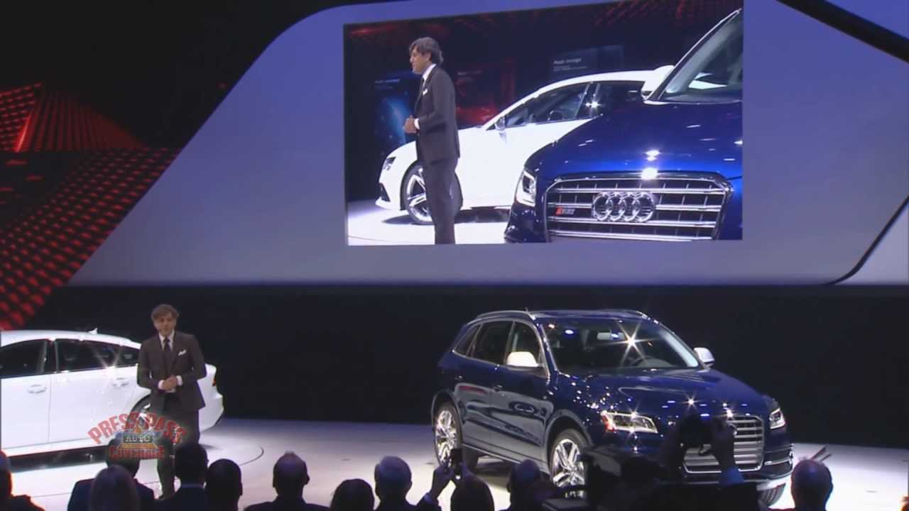 Audi Presentation at 2013 Detroit Auto Show
