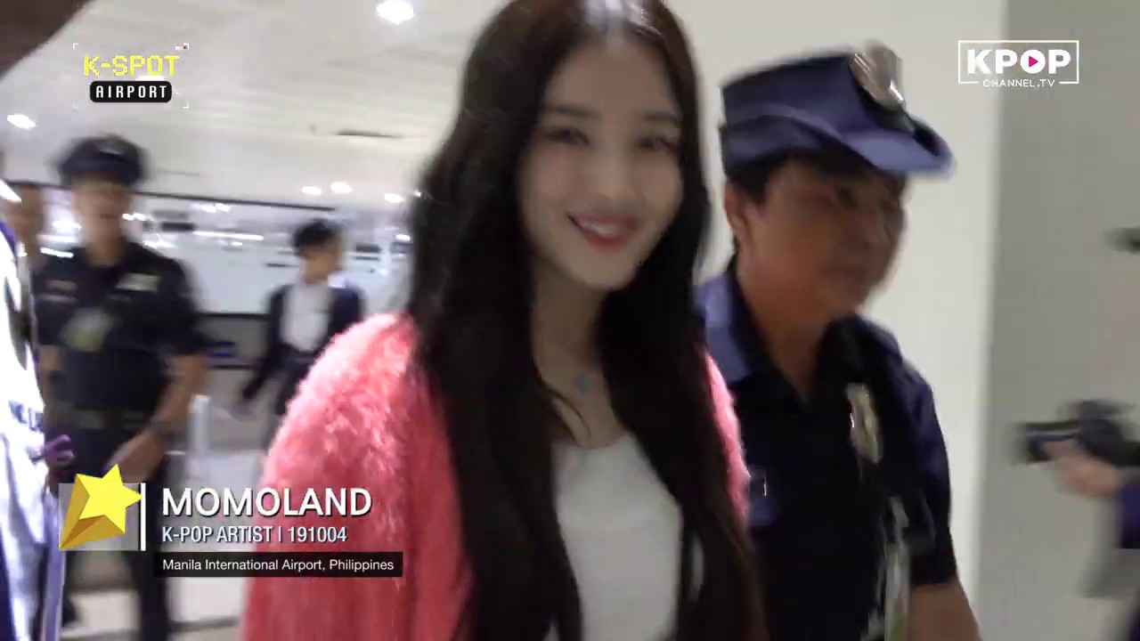 👋💓 MOMOLAND is back again for Good Friends in Manila concert tomorrow! (모모랜드) [K-Spot Airport]