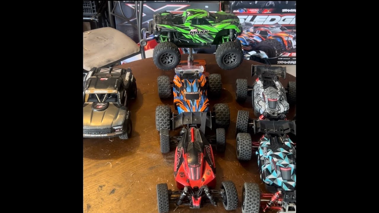 Hyper go mini and arrma and Traxxas line up 