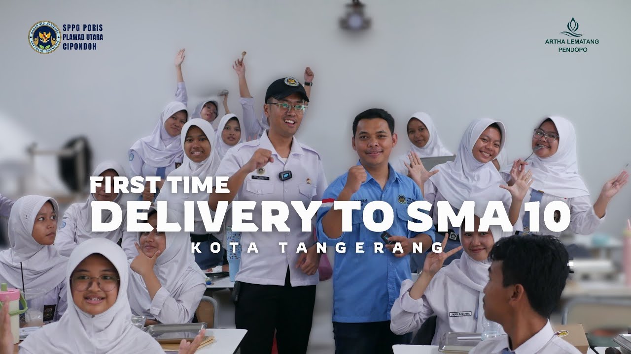 MBG Resmi Dibagikan di SMA 10 Tangerang, Ini Reaksi Siswa dan Guru
