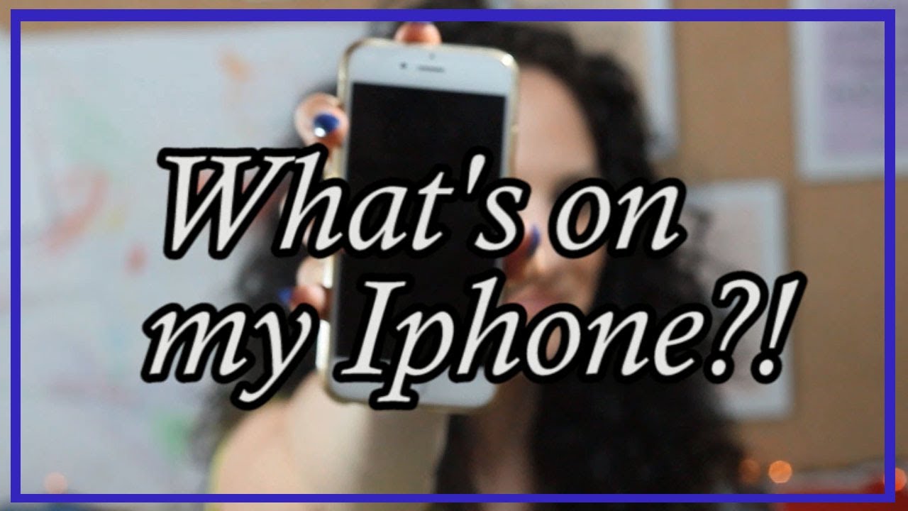 WHAT'S ON MY IPHONE 6S?! 📱 | Francesca Elpini