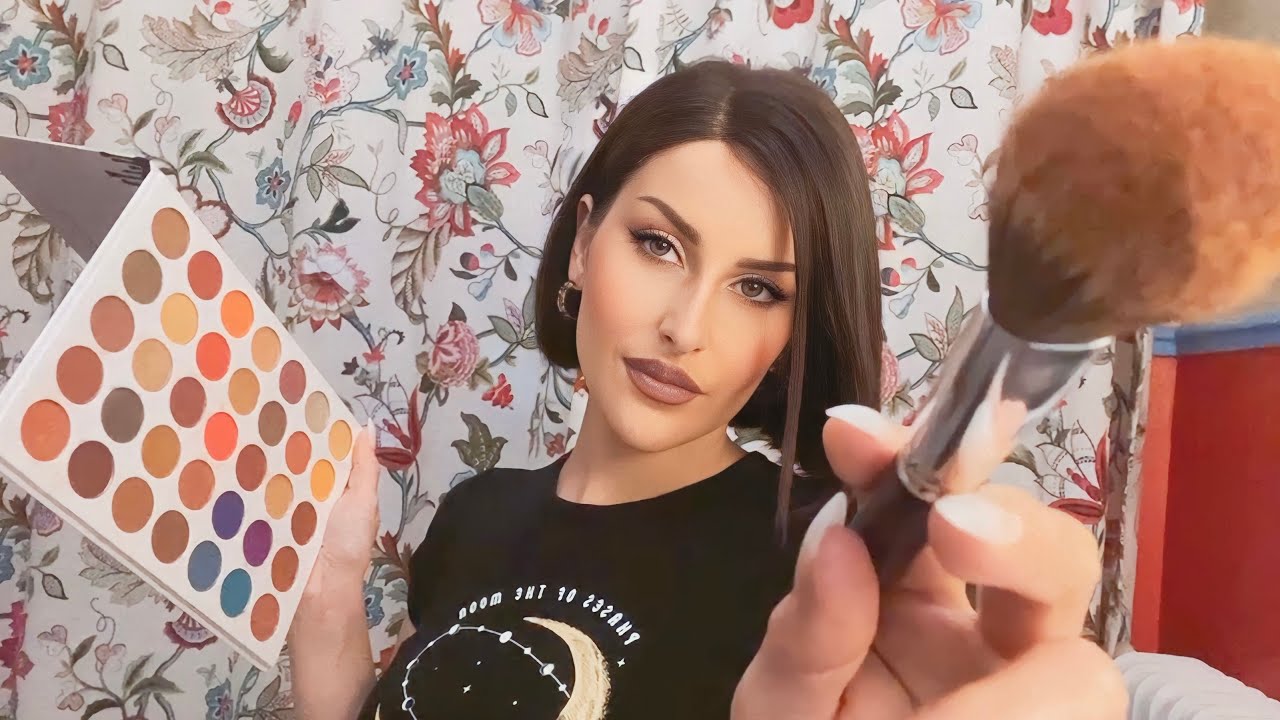 GREEK ASMR | backstage make up Roleplay 💄