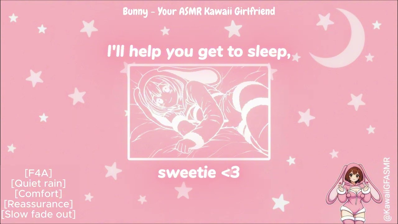 [ASMR GF RP] Your Kawaii Girlfriend Helps You Fall Asleep [Sleep-Aid] [Soft Whispers] [Rain] #1