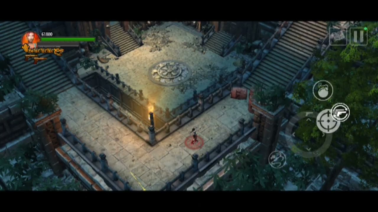 Lara croft guardian of light--games walk through part 1(ios android) 