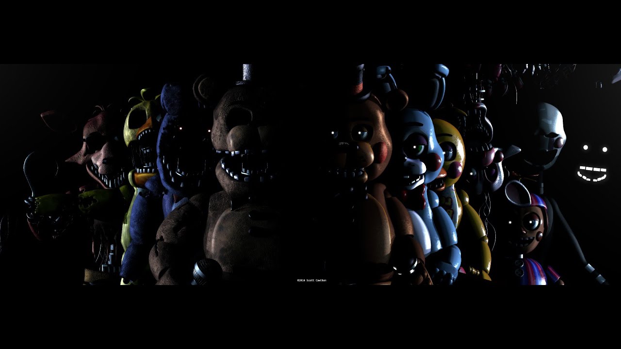 FNAF 2 characters sing FNAF 1 song