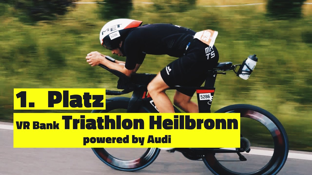 1. Platz beim VR Bank Triathlon Heilbronn