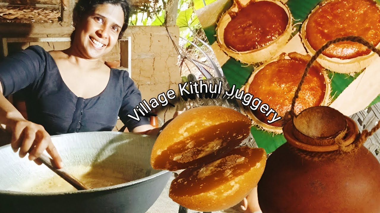Sri Lankan Village Life 🍯 Kitul Hakuru | Jungle Cooking Sri Lanka with Village Mother 🌴🌾