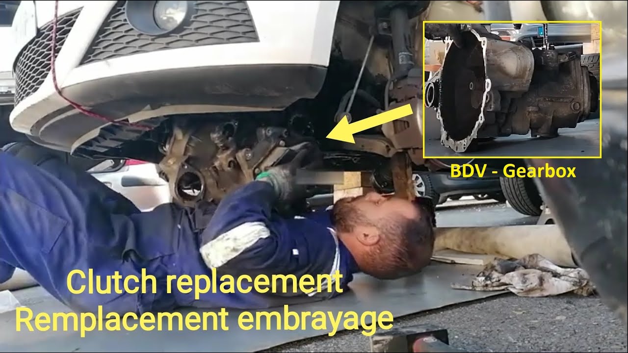 Embrayage Seat Ibiza 1.4 TDI 75 ch/ Seat Ibiza clutch replacement 75 hp
