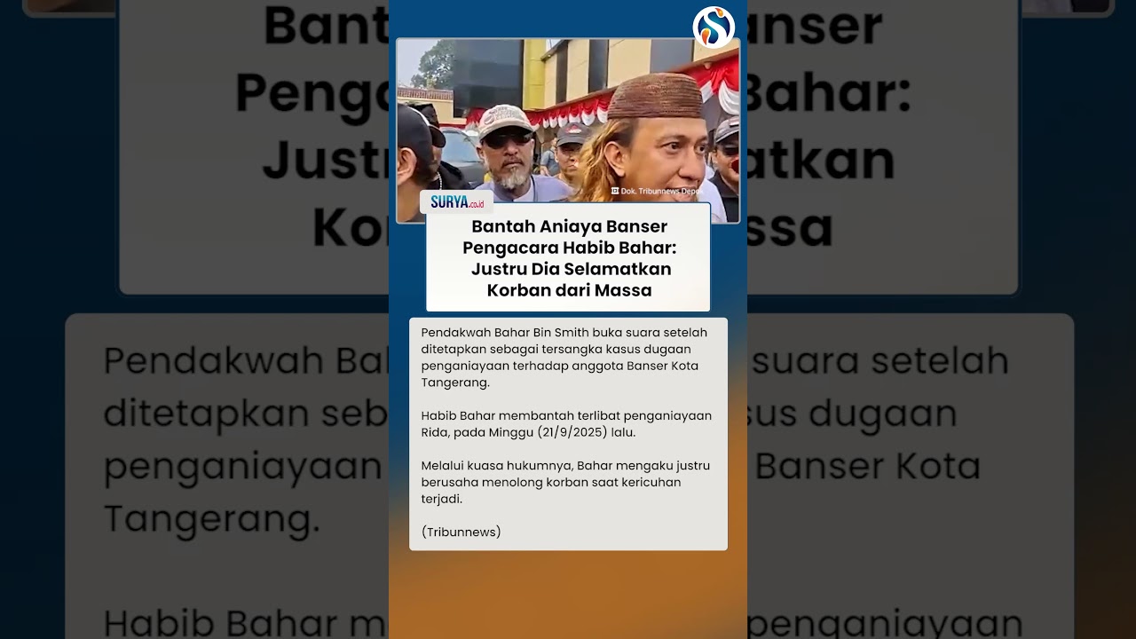 BUKAN ANIAYA? Pengacara Habib Bahar: Justru Ingin Menyelamatkan Korban