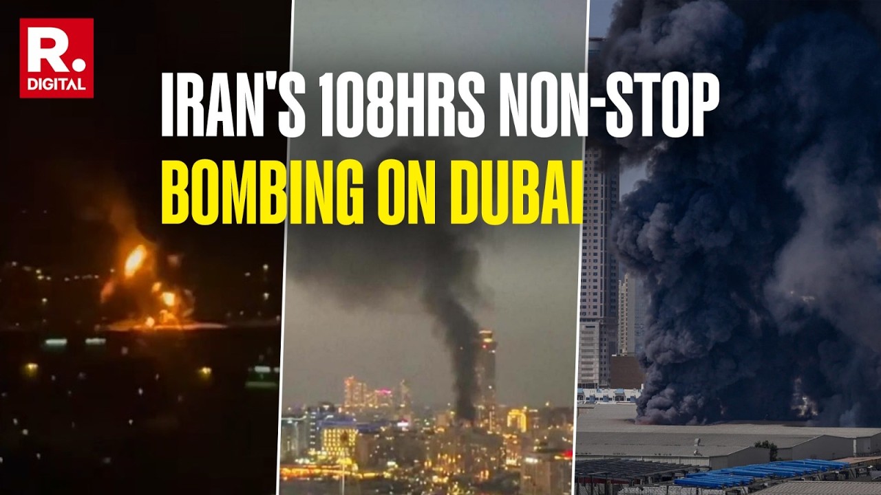 Dubai International Airport Bombed Again! Iranian Drones Spark Fire, Aviation Halted | On Cam