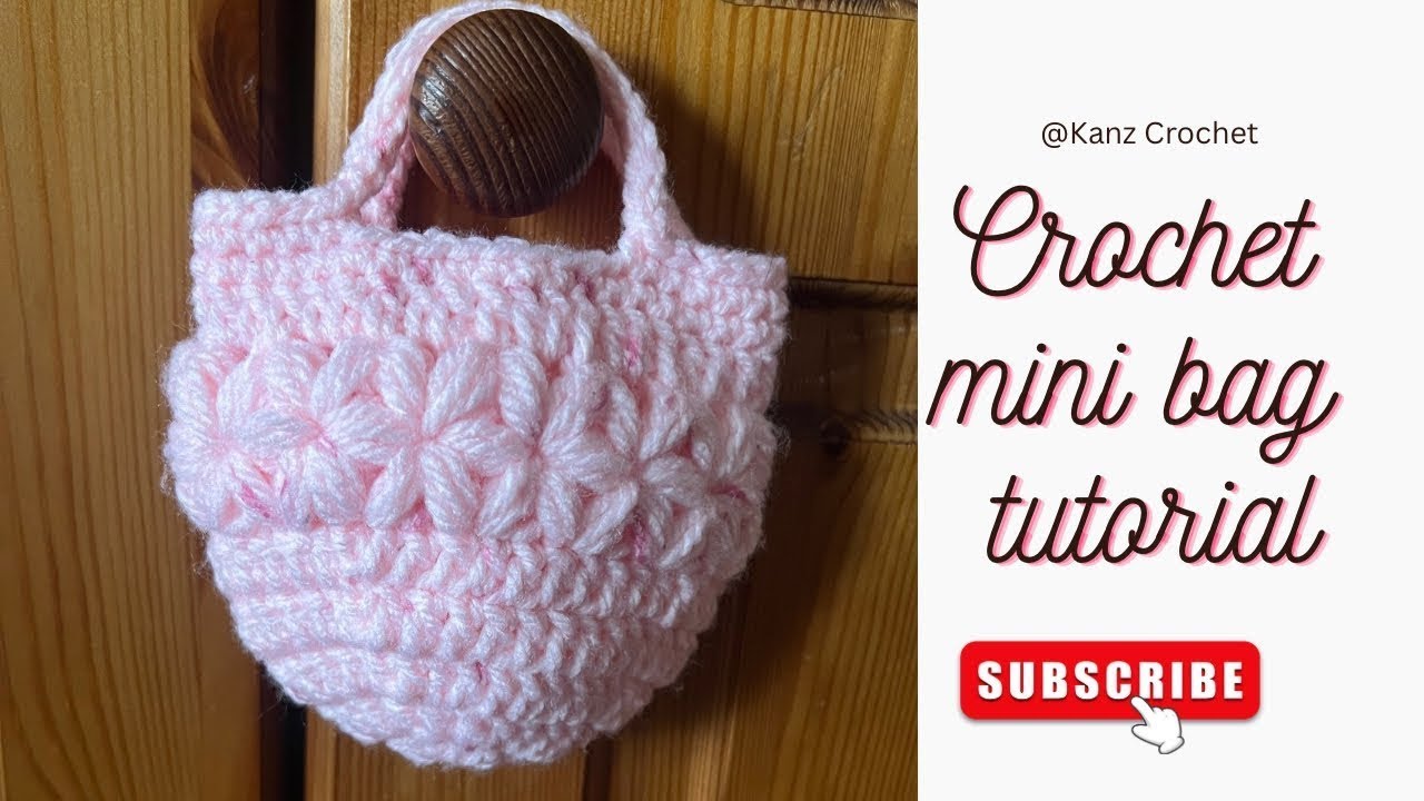Crochet Mini Bag Tutorial | How to crochet a small bag | Crochet Mini Purse for Beginners 