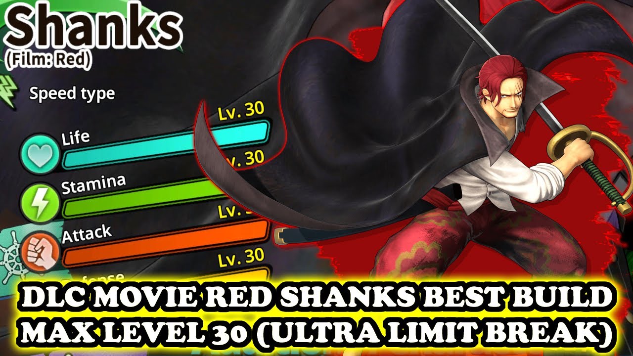 DLC Movie RED Shanks MAX LV. 30 [ULTRA LIMIT BREAK] (BEST BUILD) | One Piece Pirate Warriors 4 (PS5)