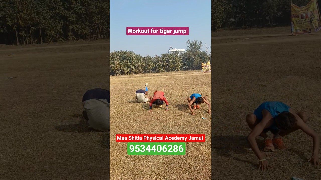 Workout for tiger jump 