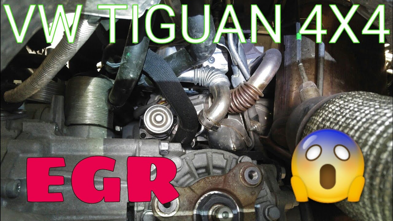 Vw TIGUAN 4X4 EGR VALVE REPLACEMENT ZAWÓR EGR WYMIANA