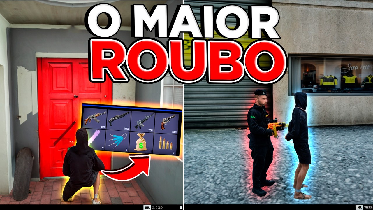 FIZ O MAIOR ROUBO DE CASAS, MAS FUI PRESO NO Horizonte rp 😱 - GTA SAMP ANDROID/PC