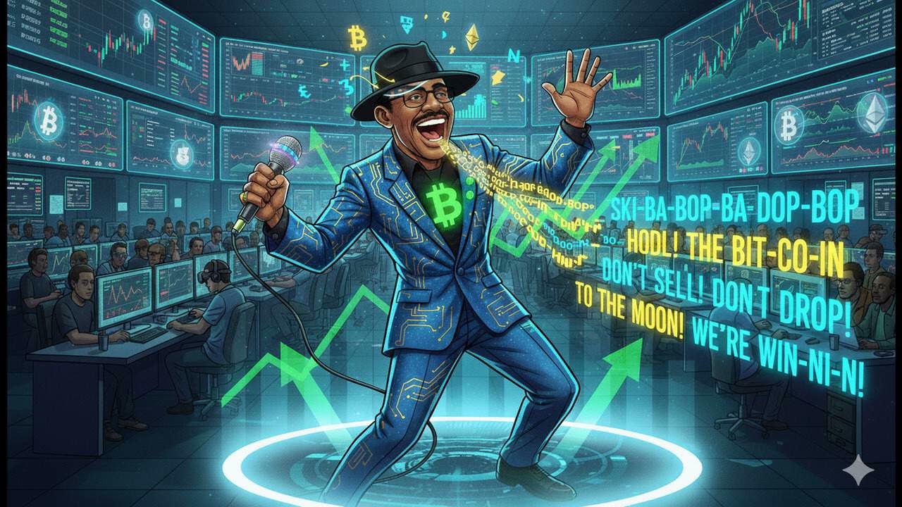 Scat CryptoMan (fake Scatman John)