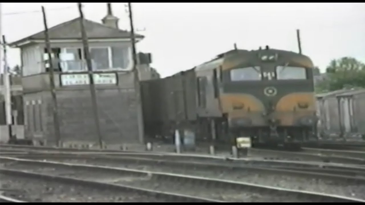 Irish Railways: Evening scenes at Claremorris - May 1987