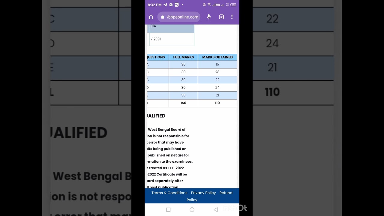 WB PRIMARY TET RESULT...#wbtet #primarytet #viral #ytshorts #trending #shorts