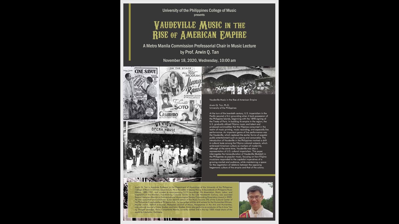 Vaudeville Music in the Rise of American Empire