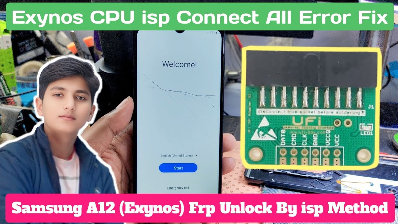 Samsung A127F Frp Unlock by isp Pinnout With Easy Jtag & Ufi Box 2025 || Samsung A127F Frp Unlock 🔓