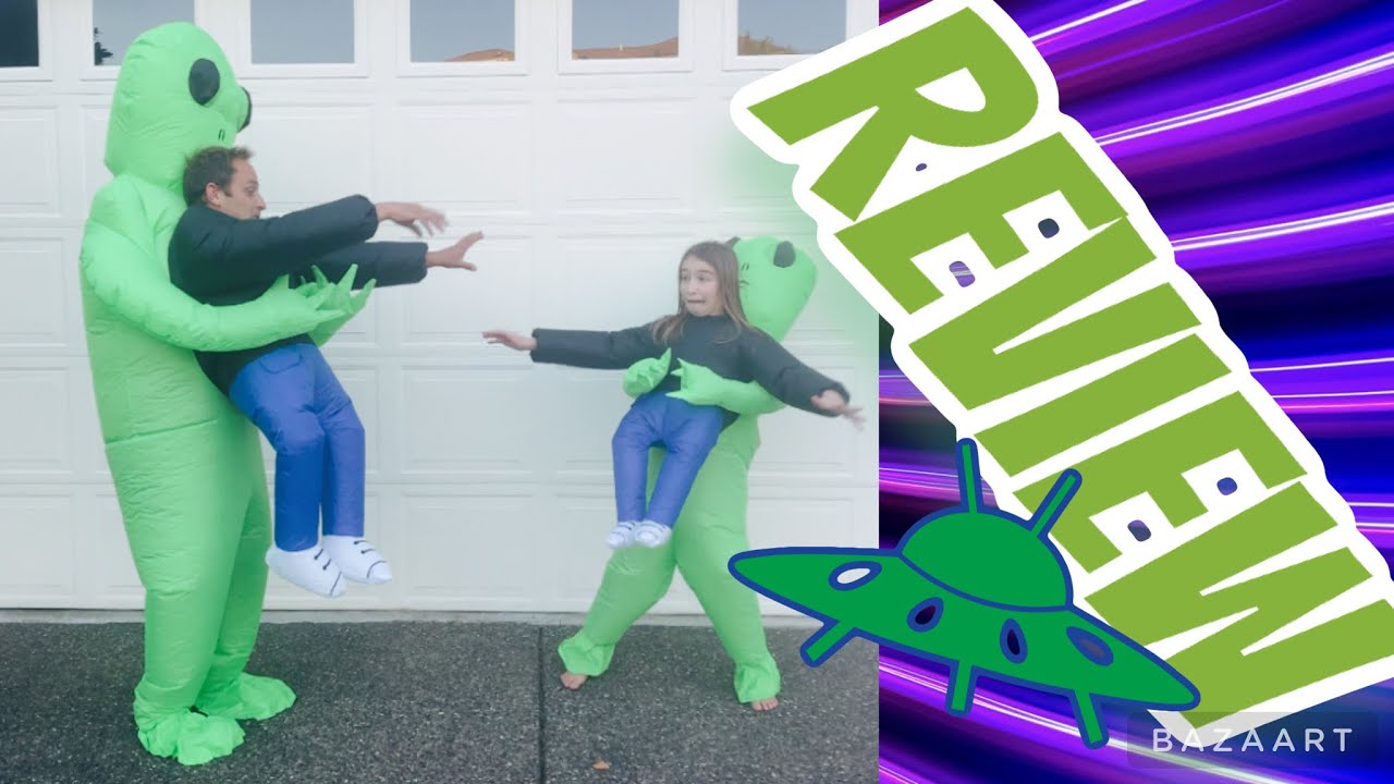 Inflatable alien costume- funny