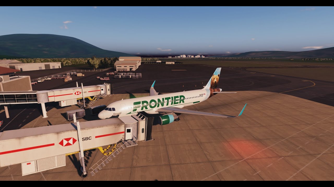 Project Flight | Airbus A320 Frontier Airlines | Full Flight Cibao - Menorca | Roblox