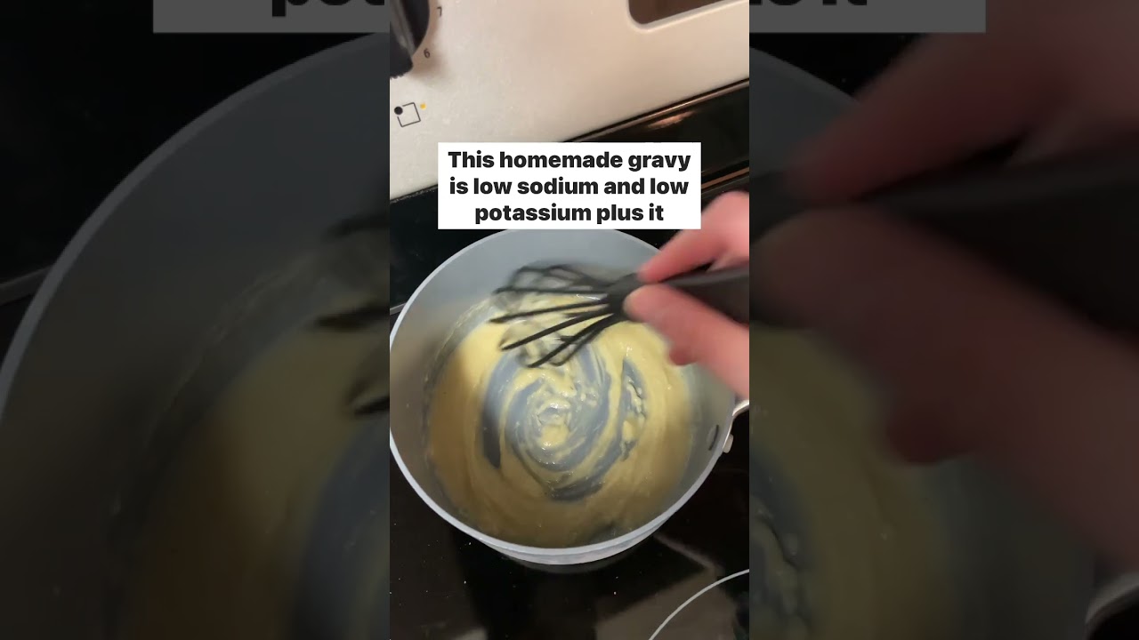 Low Sodium Gravy Recipe