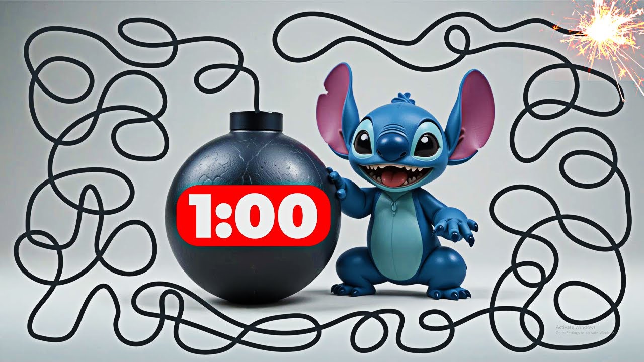 1 Minute Timer Bomb - LILO AND STITCH