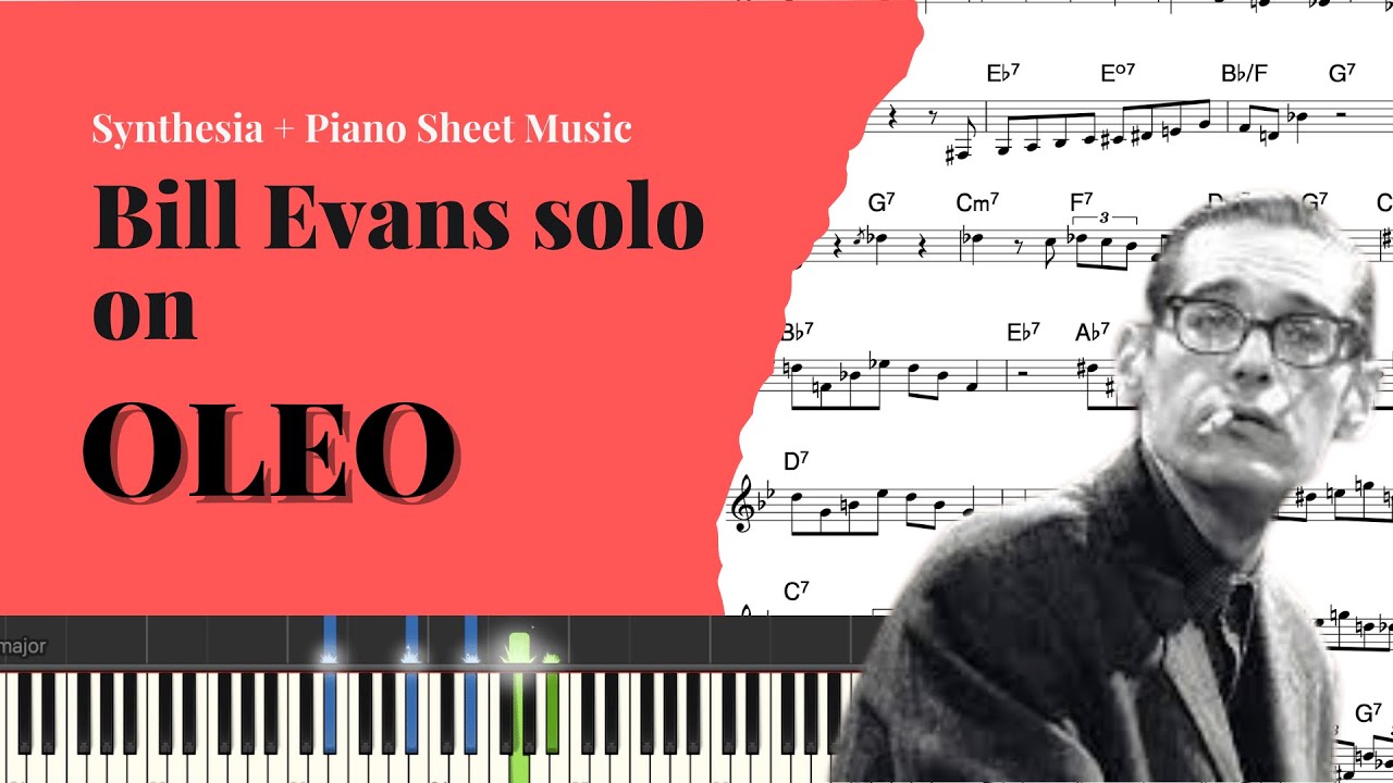 Bill Evans Solo on OLEO Piano Transcription (Sheet Music in Description)